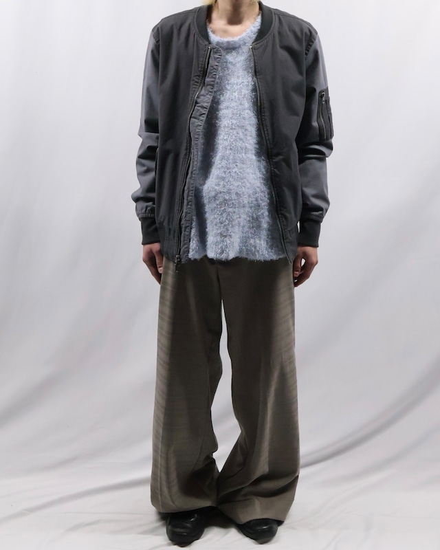 bicolor bomber jacket