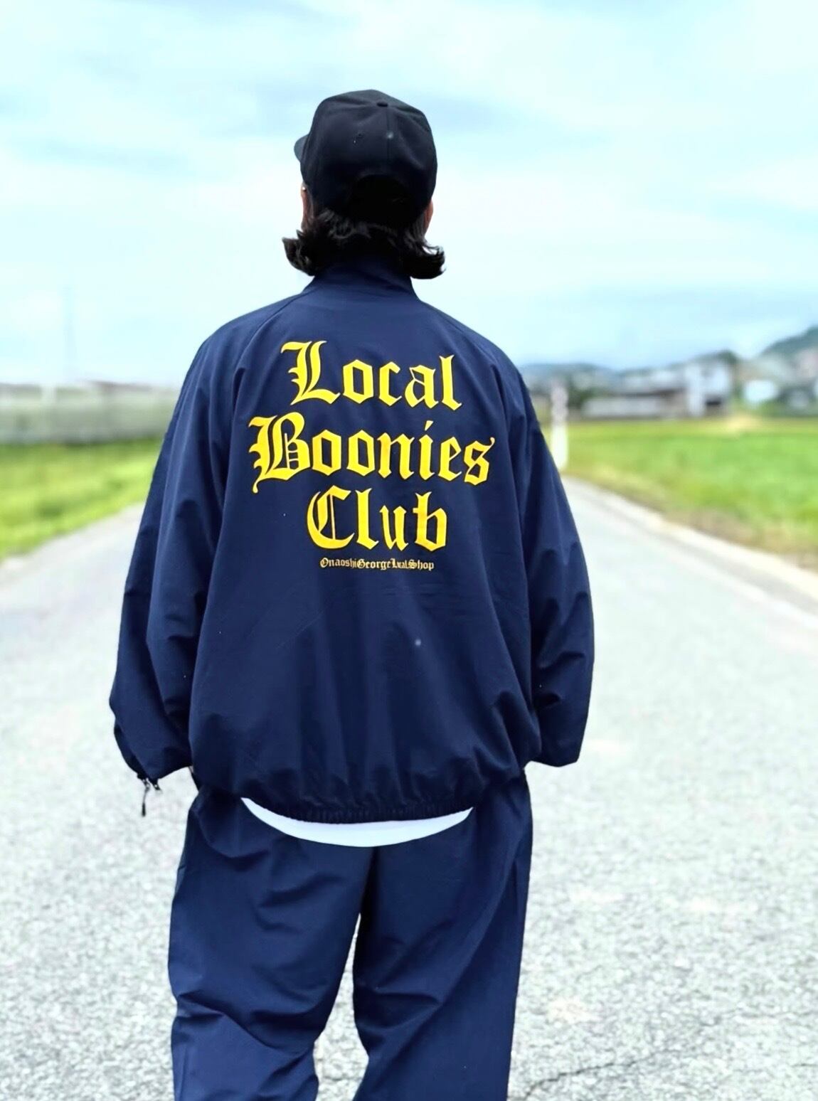 LOCAL BOONIES CLUB TRAINING JACKET | ONAOSHI GEORGE LOCAL SHOP