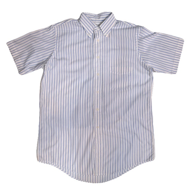USED 90s LAND'S END S/S shirt -16 02580