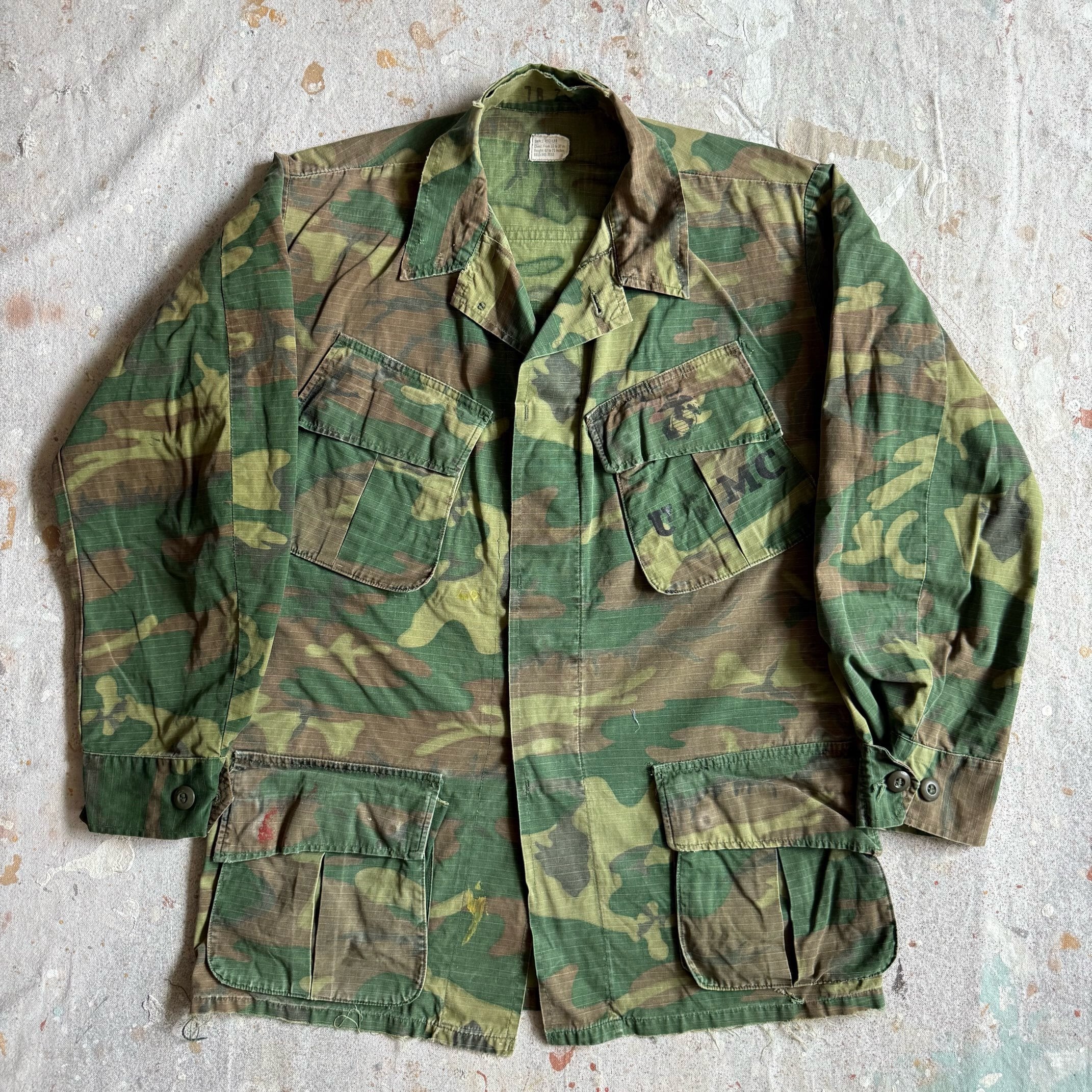 1960s USMC Jungle Fatigue S-R Z243