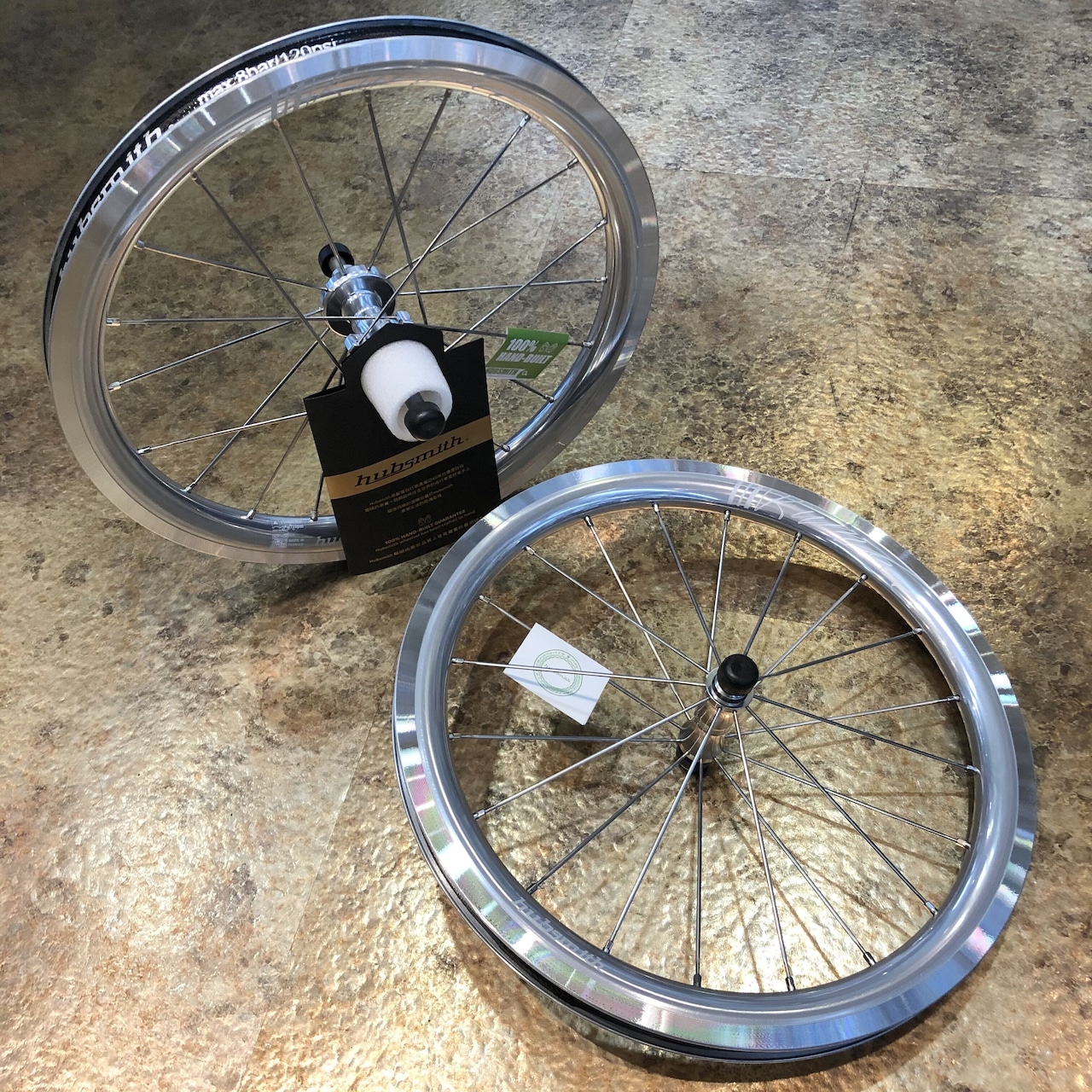 Hubsmith HS-BUMBEE A349 Wheelset  [Silver]