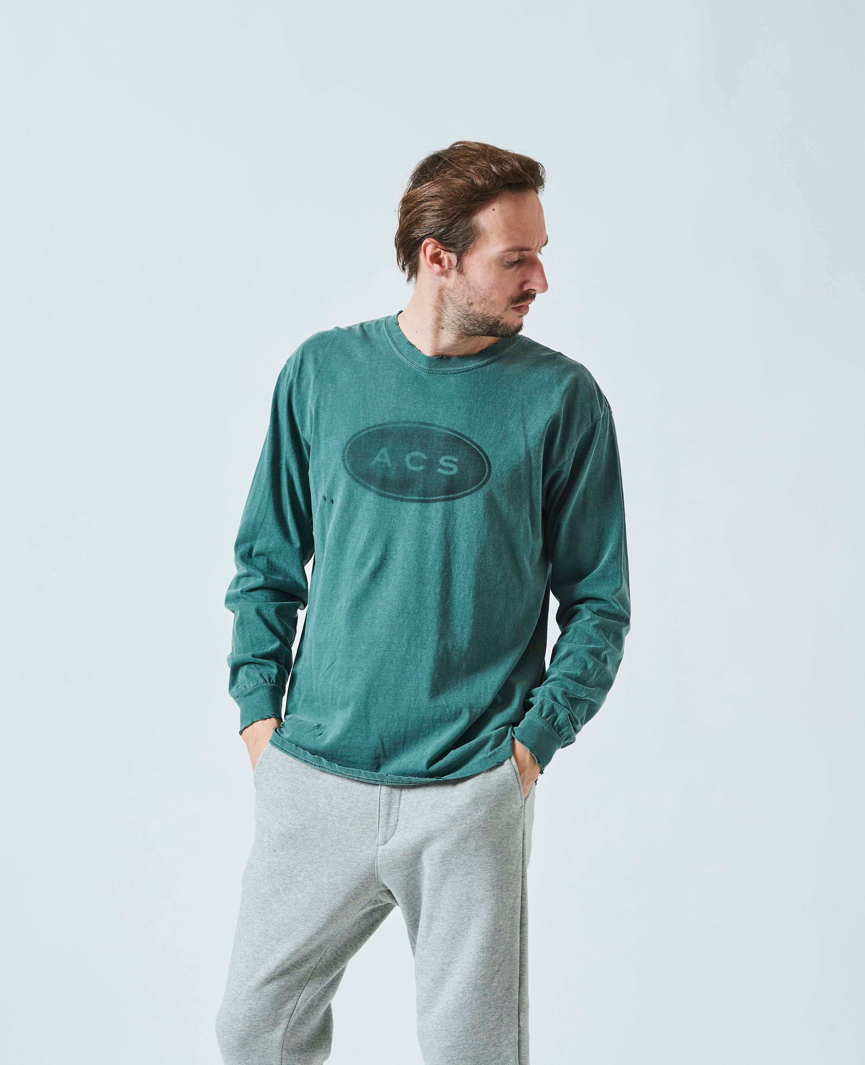 ACS ヴィンテージスプレーロゴ ロングスリーブTシャツ