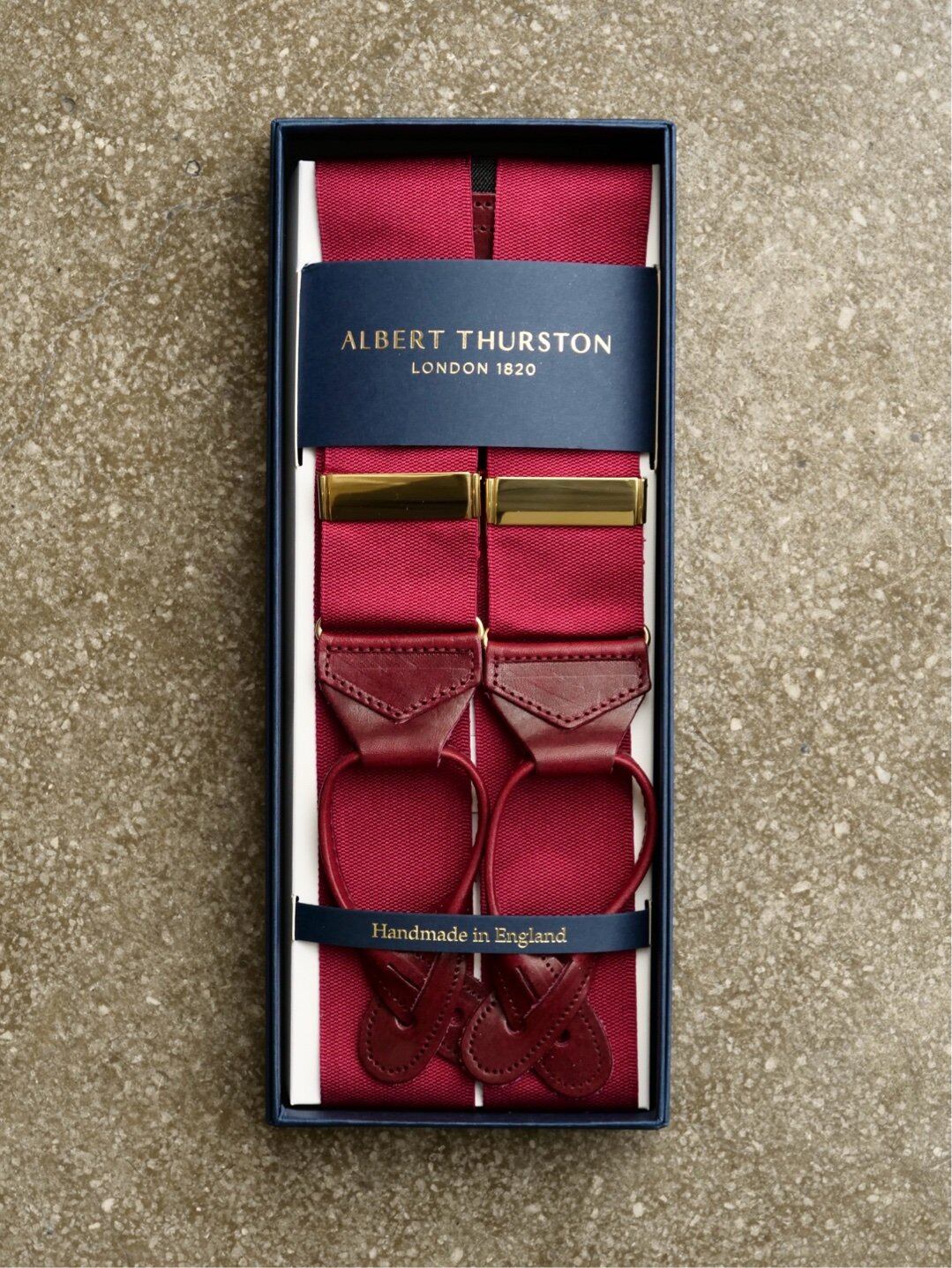 ALBERT THURSTON】30th Anniversary Model / Braces / 40mm Ribbon