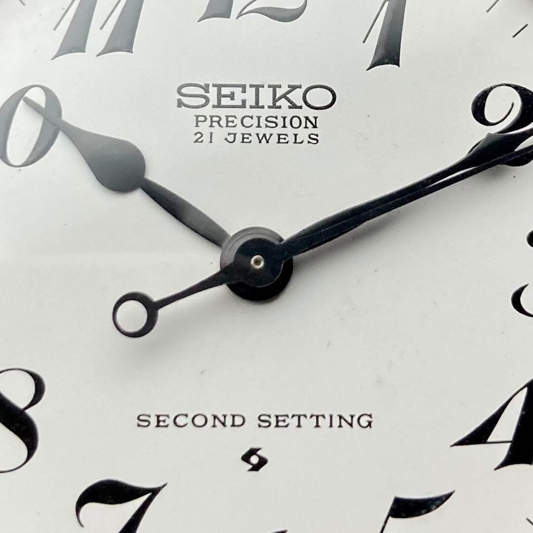 セイコー SEIKO 懐中時計 1960年代頃 手巻き 鉄道 シルバー