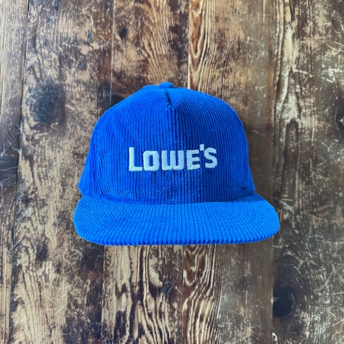 DEADSTOCK "LOWE'S” Corduroy  Employees trucker Hat by Olive Cap