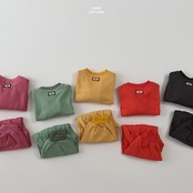 韓国子供服 / LINDO / ウィーアー 配色 セットアップ / 秋服 *XS~XL*