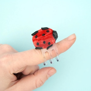 «即納» Coucou Suzette Ladybug Mini Hair Claw ククシュゼット ヘアアクセサリー