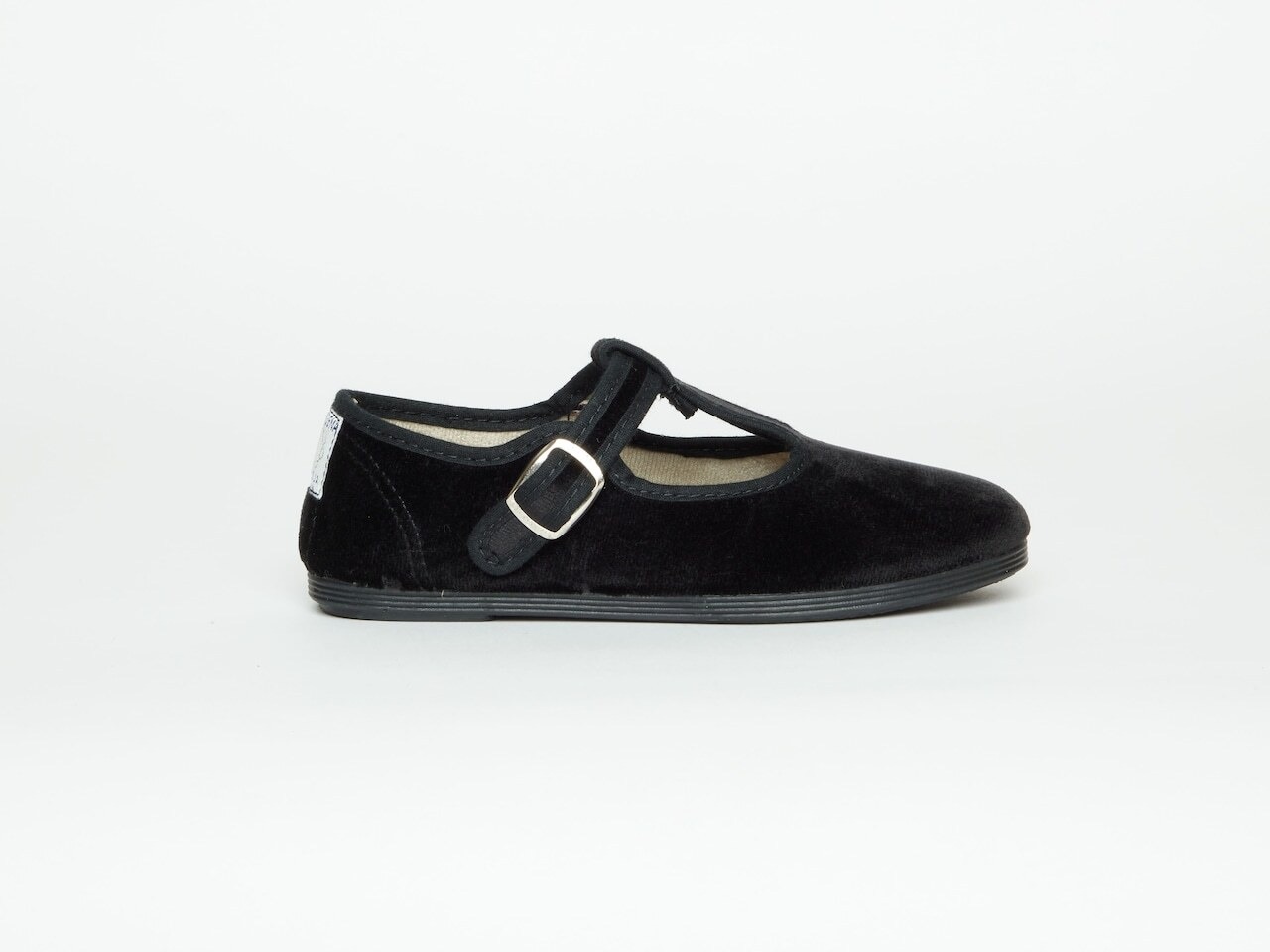 ＜LA CADENA＞Adult ARCO / ANDALIA ALTA HEBILLA BROCHE VELOUR T STRAP - 2
