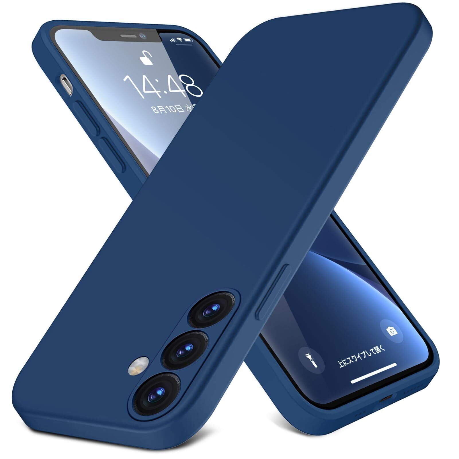 【努力特価】Galaxy S25 用 ケース シリコン 薄型 可愛い スリム ソフト カバー 耐衝撃 TPU 液体シリコン シンプル スマホケース 耐久性 サラサラ 指紋防止 ギャラクシーs25 用 カバー 青 MD-YTGJ-48-03