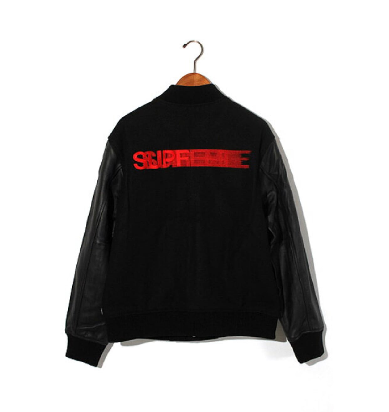 Supreme Motion Logo Varsity Jacket 黒Ｌ