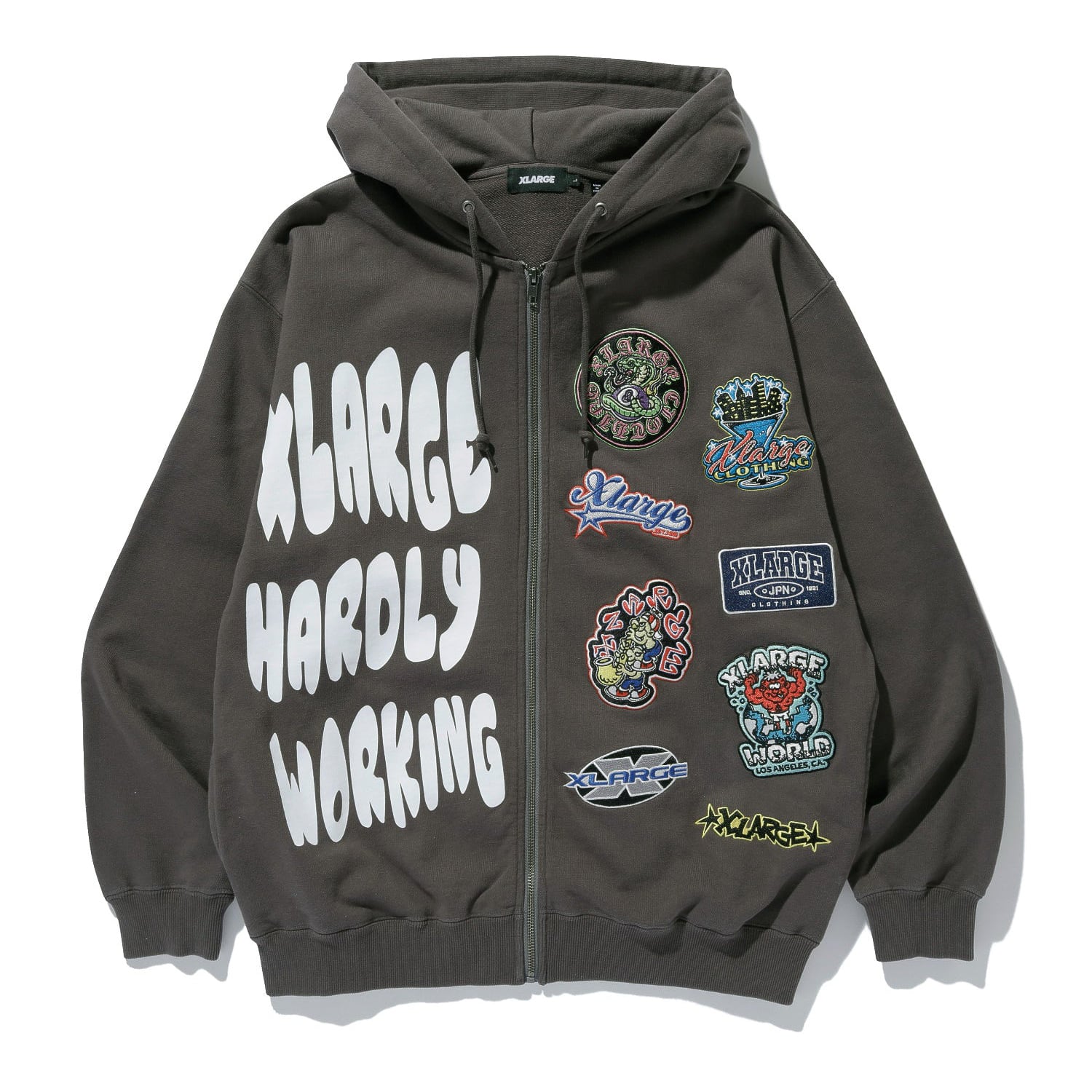 XLARGE（エクストララージ） MULTI LOGO ZIP UP HOODED SWEATSHIRT