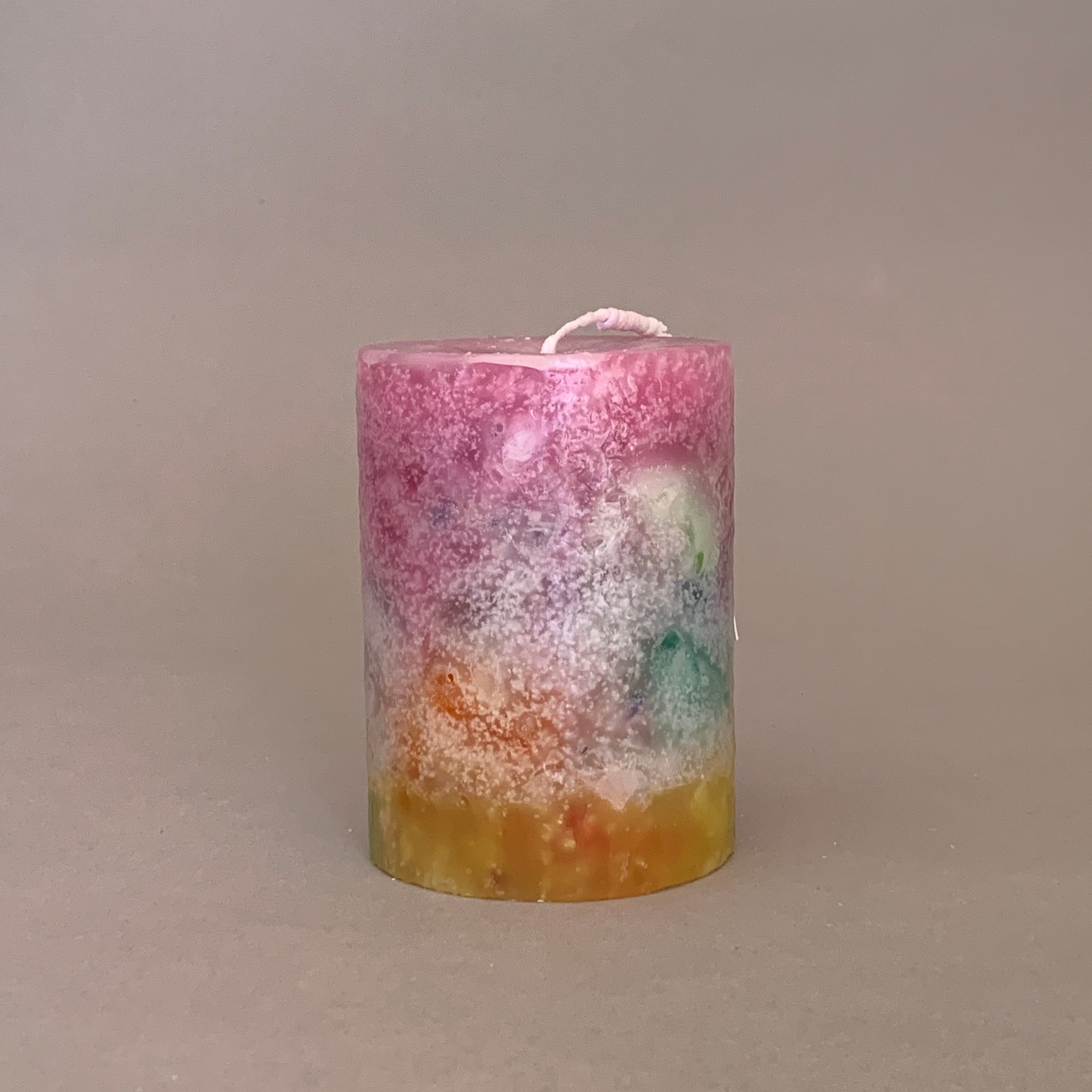 No.R319 Gradation pillar candle R / 76S-1800 | あかりろうそく