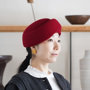 【再入荷】Turban-ターバンシルエットのトーク帽-