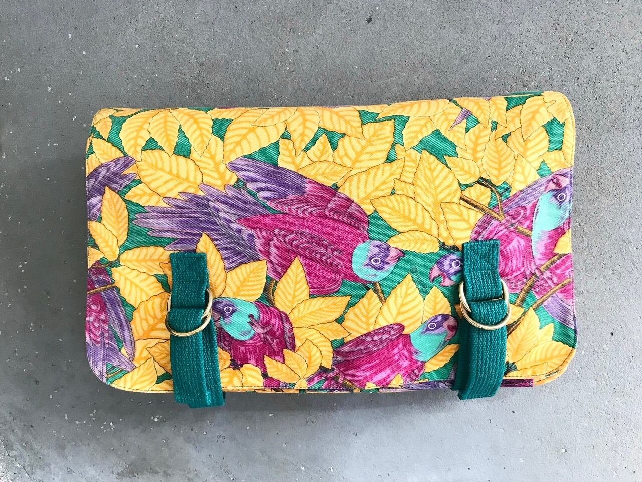 HERMES Vintage cotton multi bag MADE IN FRANCE