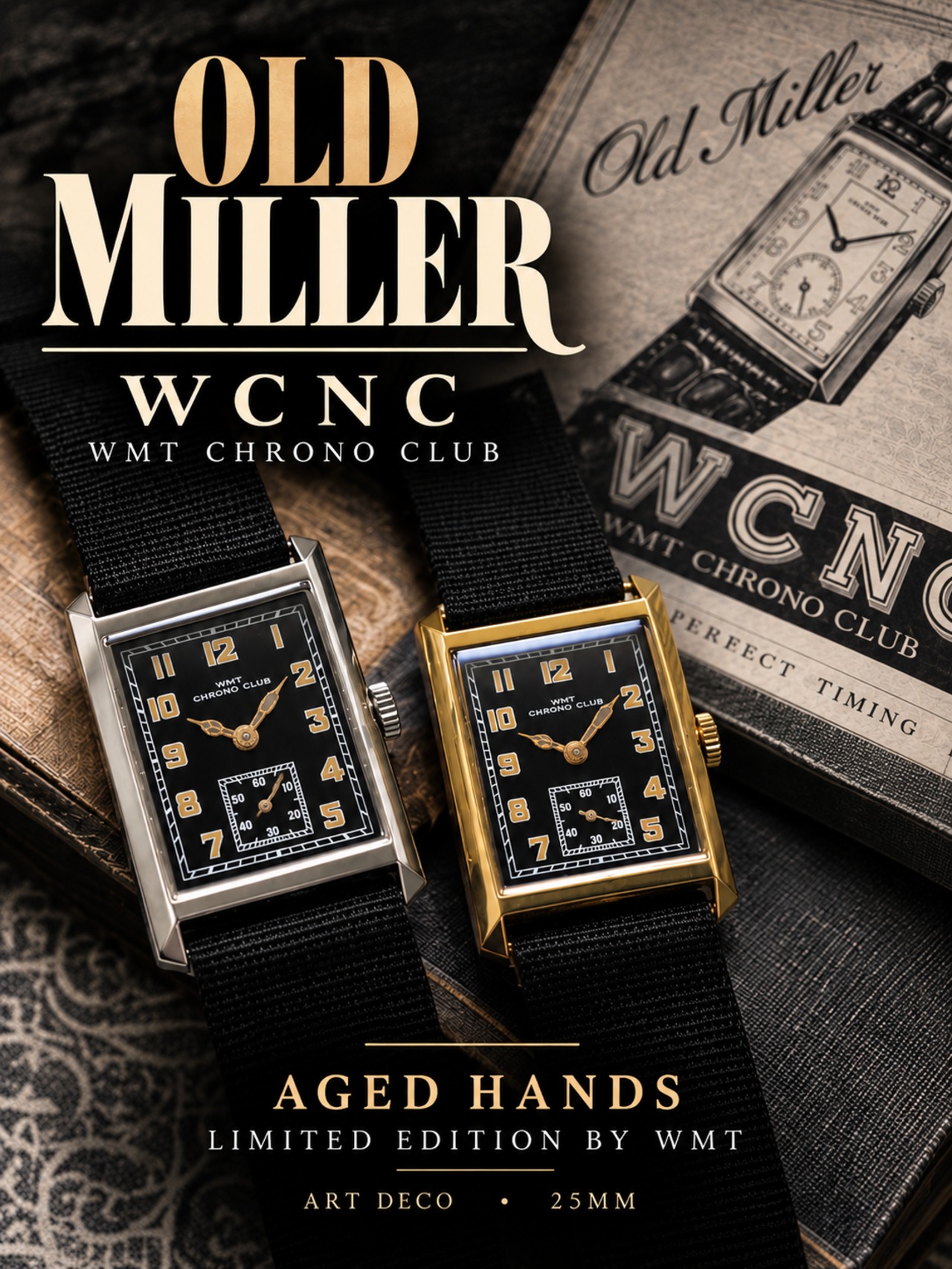 WCNC OLD MILLER MG00 aged hands  Limited Edition by MWM