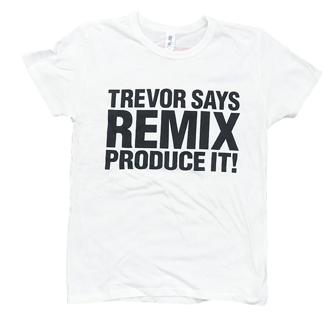 TREVOR HORN REMIX Tシャツホワイト - 画像1