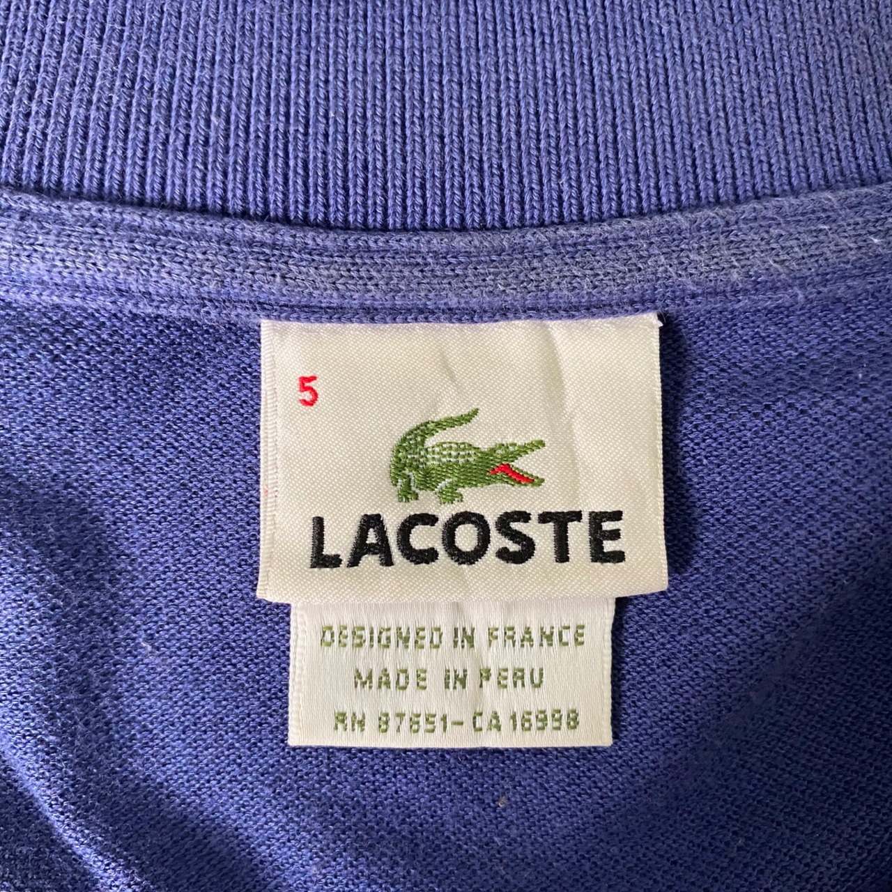 新入荷SALE対象外】90年代 LACOSTE フレンチラコステ ポロシャツ 