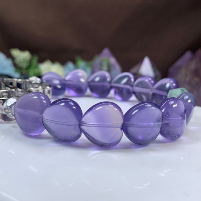 ~Butterfly~☆フローライト デザインブレスレット