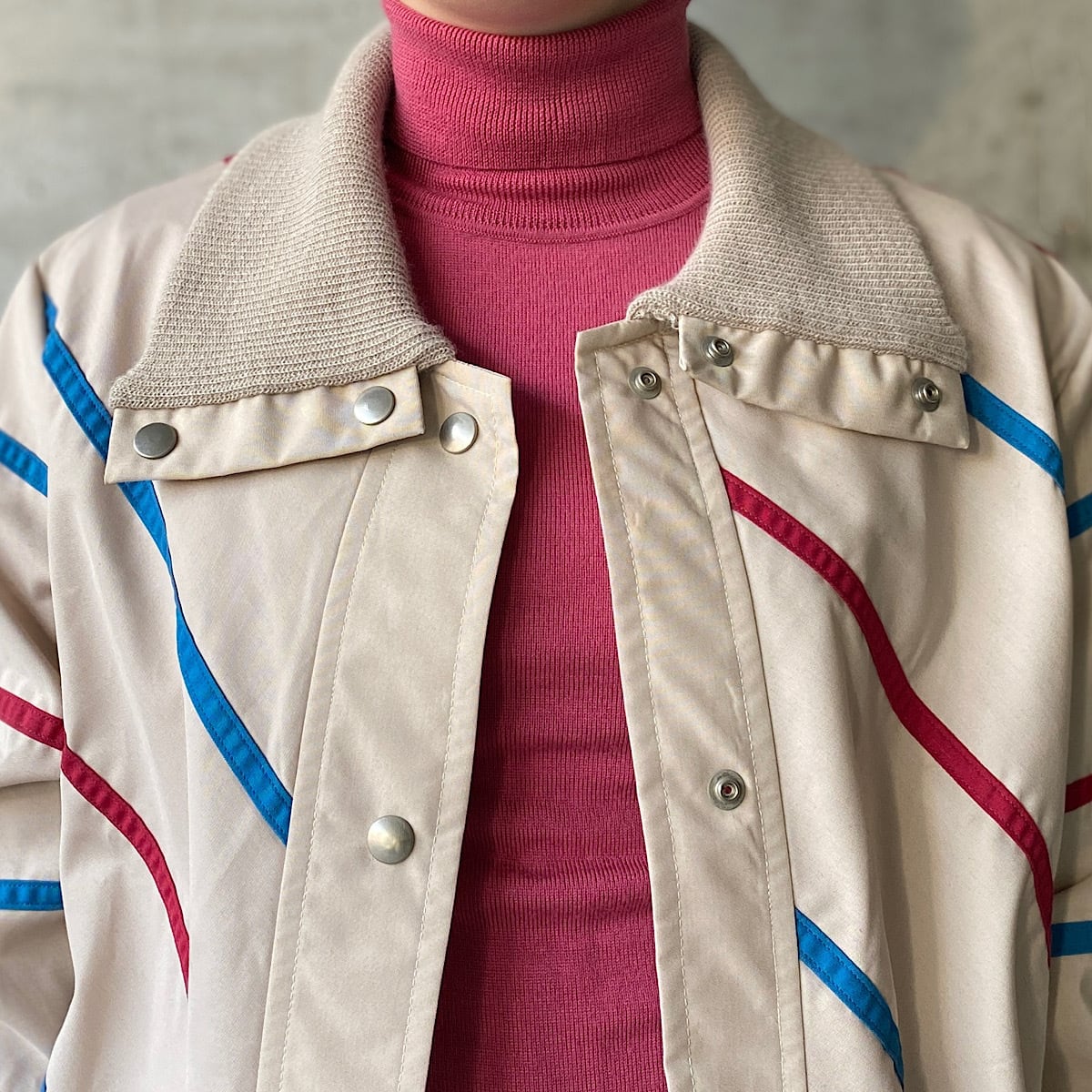 cotton polyester design jacket ライトアウター ヴィンテージ vintage