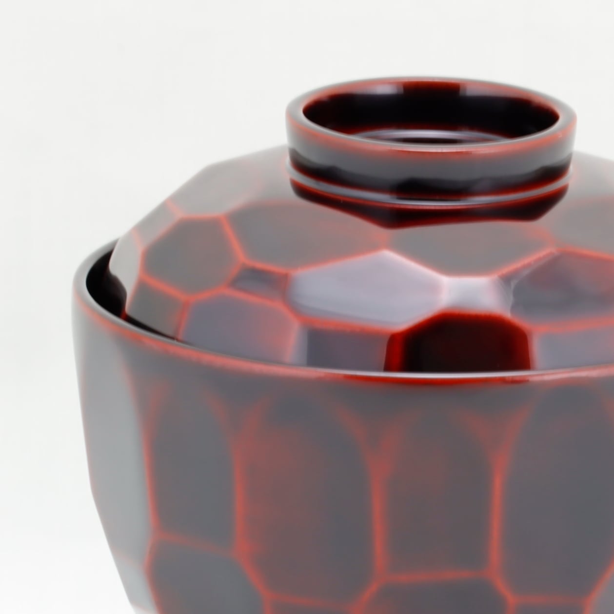 1005 輪島塗 夫婦吸物椀／亀甲形／溜塗 | 輪島塗 加藤漆器店 公式