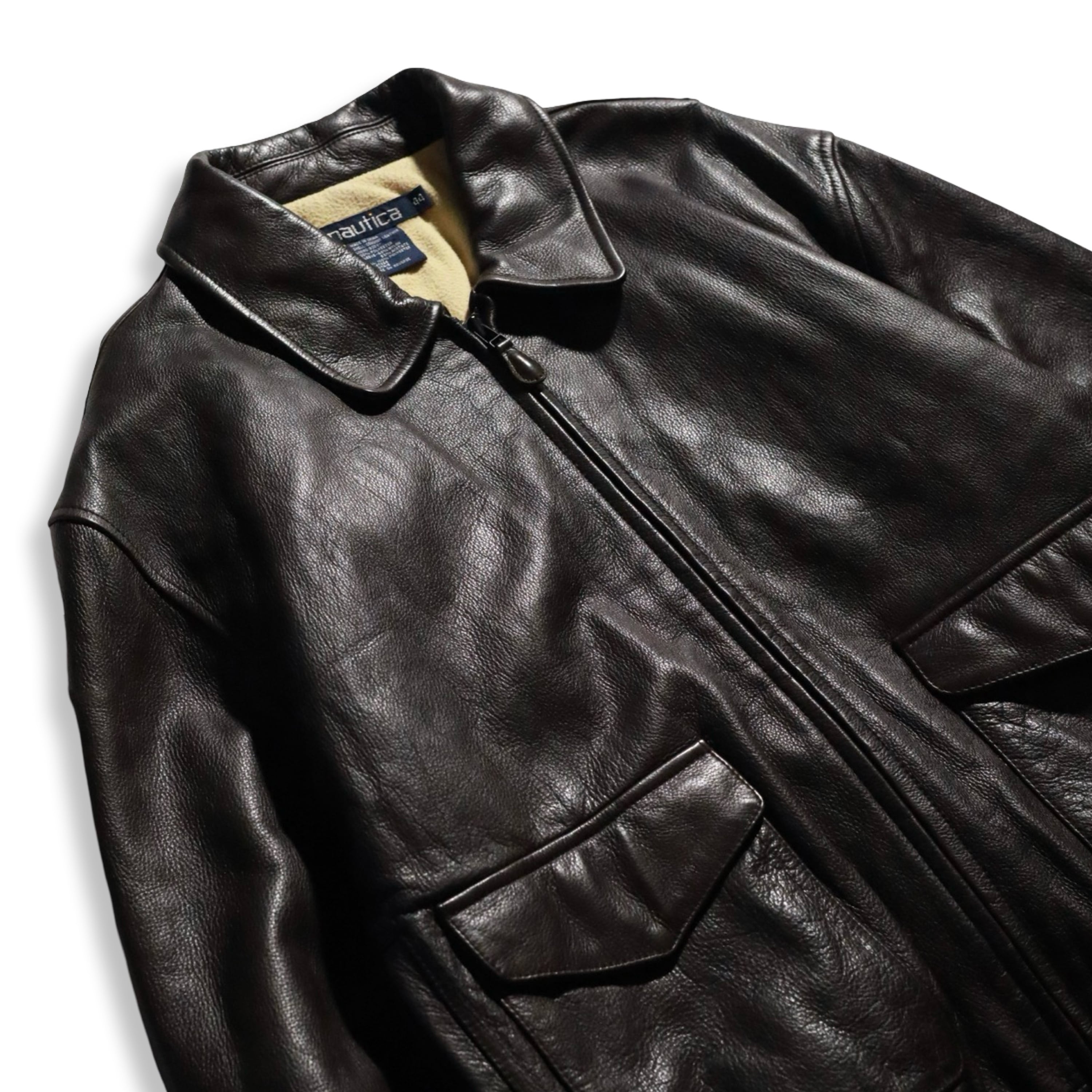 NAUTICA A2 Type Leather Jacket | Kiven