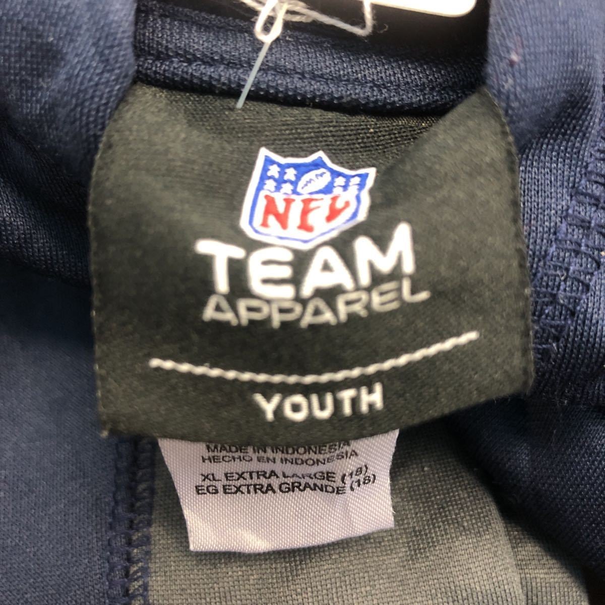 TEAM Apparel NFL ロゴ スウェット パーカー XL ネイビー チーム