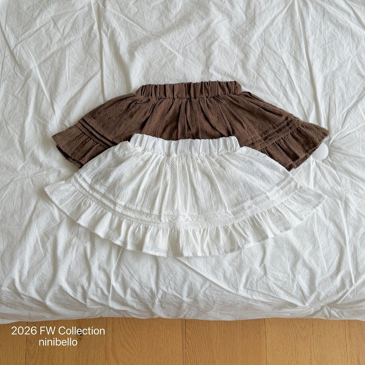 【予約】Garden Skirt / ninibello