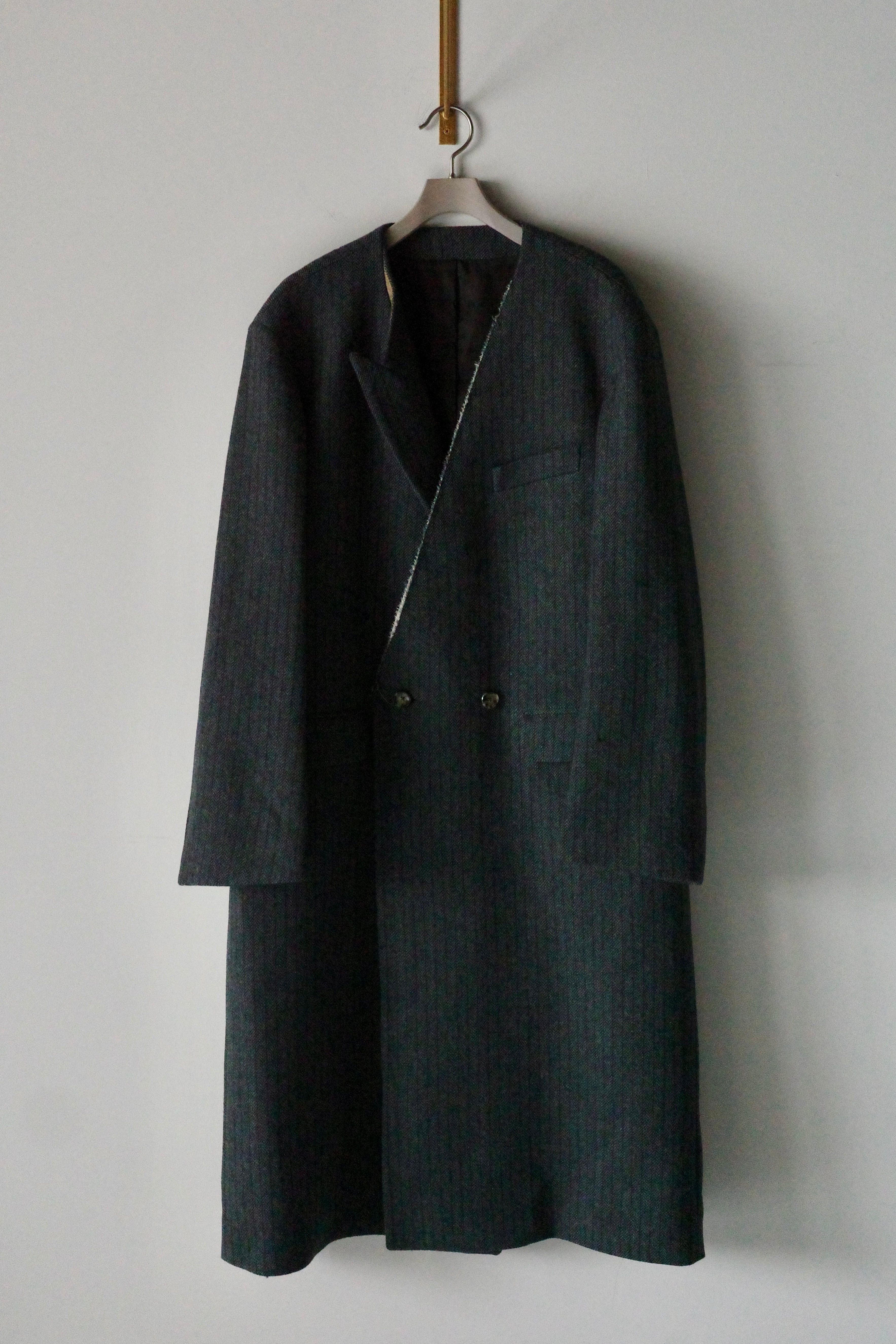 MARINA YEE【LONG LARGE COAT -Petrol / Red-】