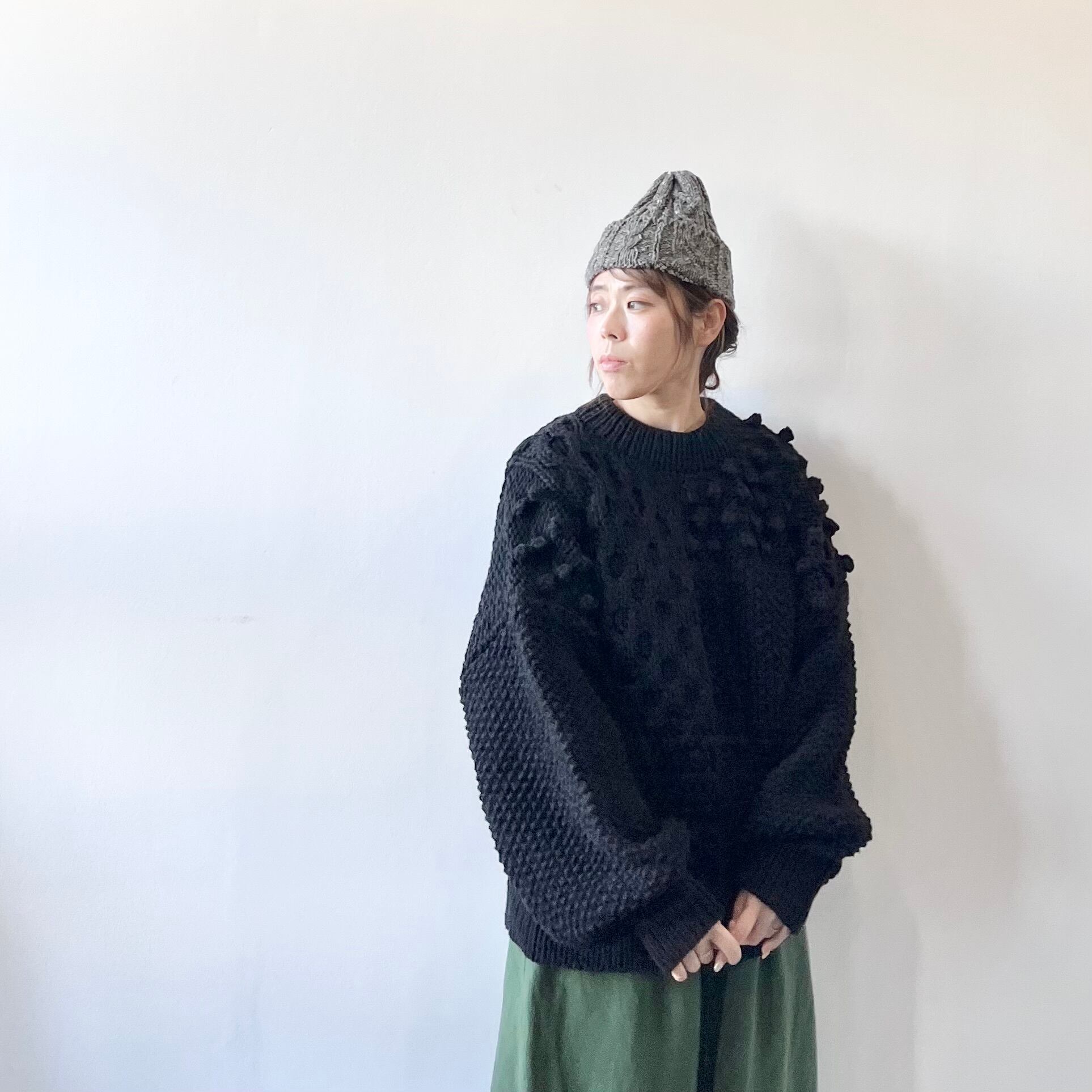 ICHI Antiquites ペルーハンドニットプルオーバー | antiques0301