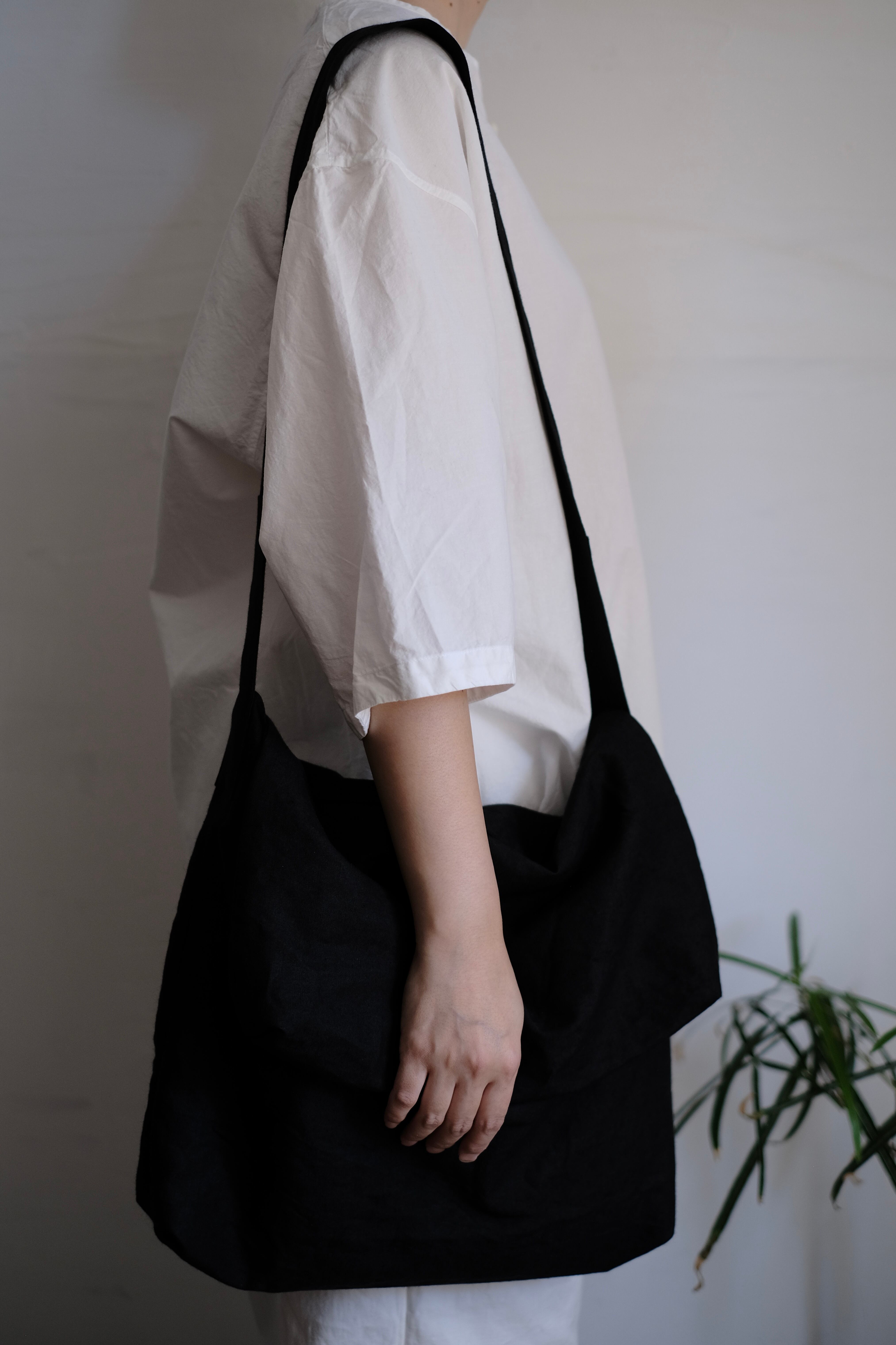 Farmers shoulder bag - Black