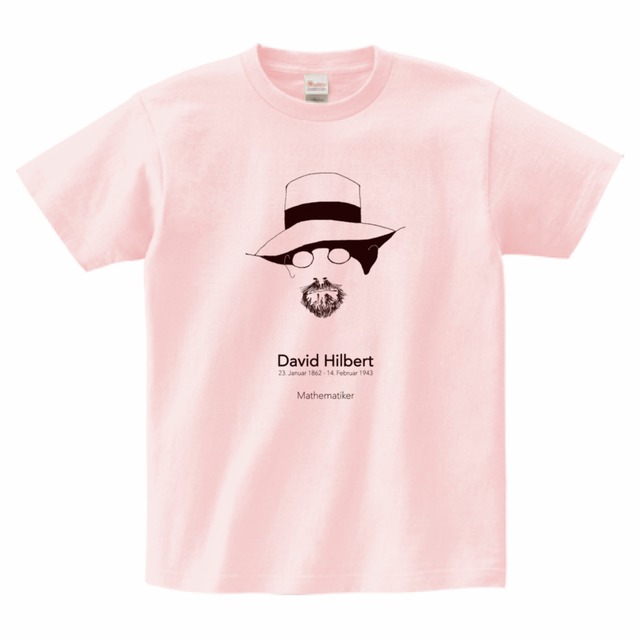 ダフィッド・ヒルベルトTシャツ_ライトピンク/David HIlbert T-shirt (Light Pink)