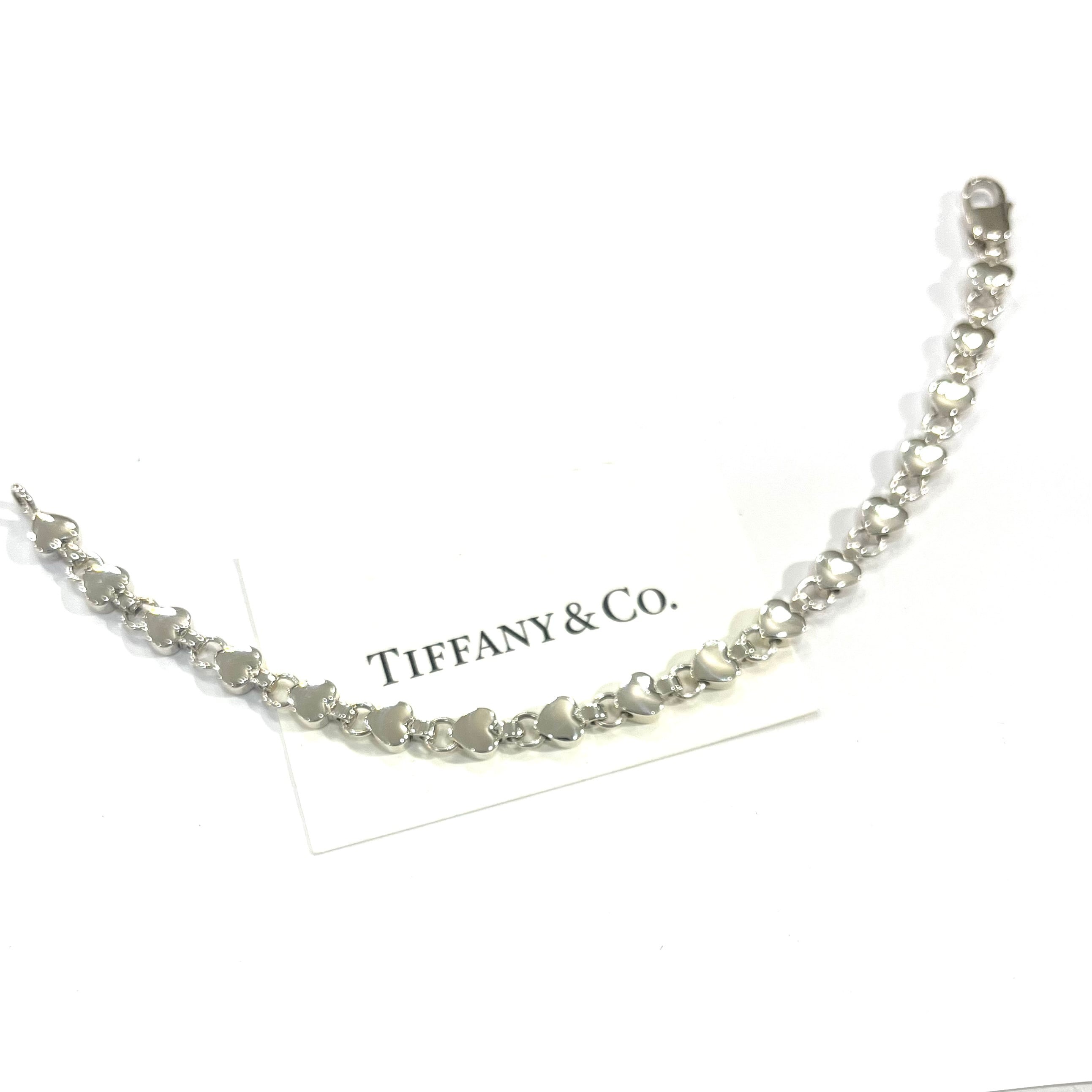 TIFFANY&CO. 】 2756 ティファニー ハートパフリンク ブレスレット