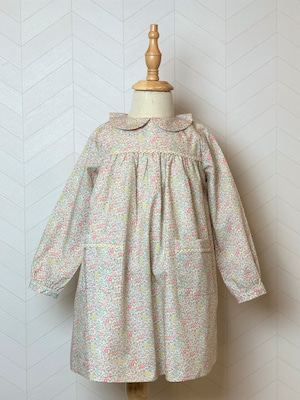 Pretty Wild Kids / Bella Dress Liberty Spring Flowers Lavender Button（3y,4y）