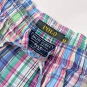 POLO RALPH LAUREN ポロ ラルフローレン マドラス チェック柄 イージー ハーフパンツ ショートパンツ サイズ M /ウエストゴム