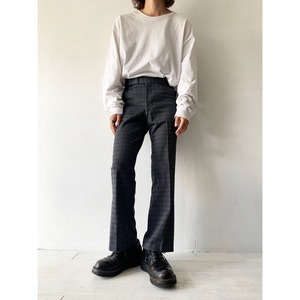 70's Total pattern boots cut pants