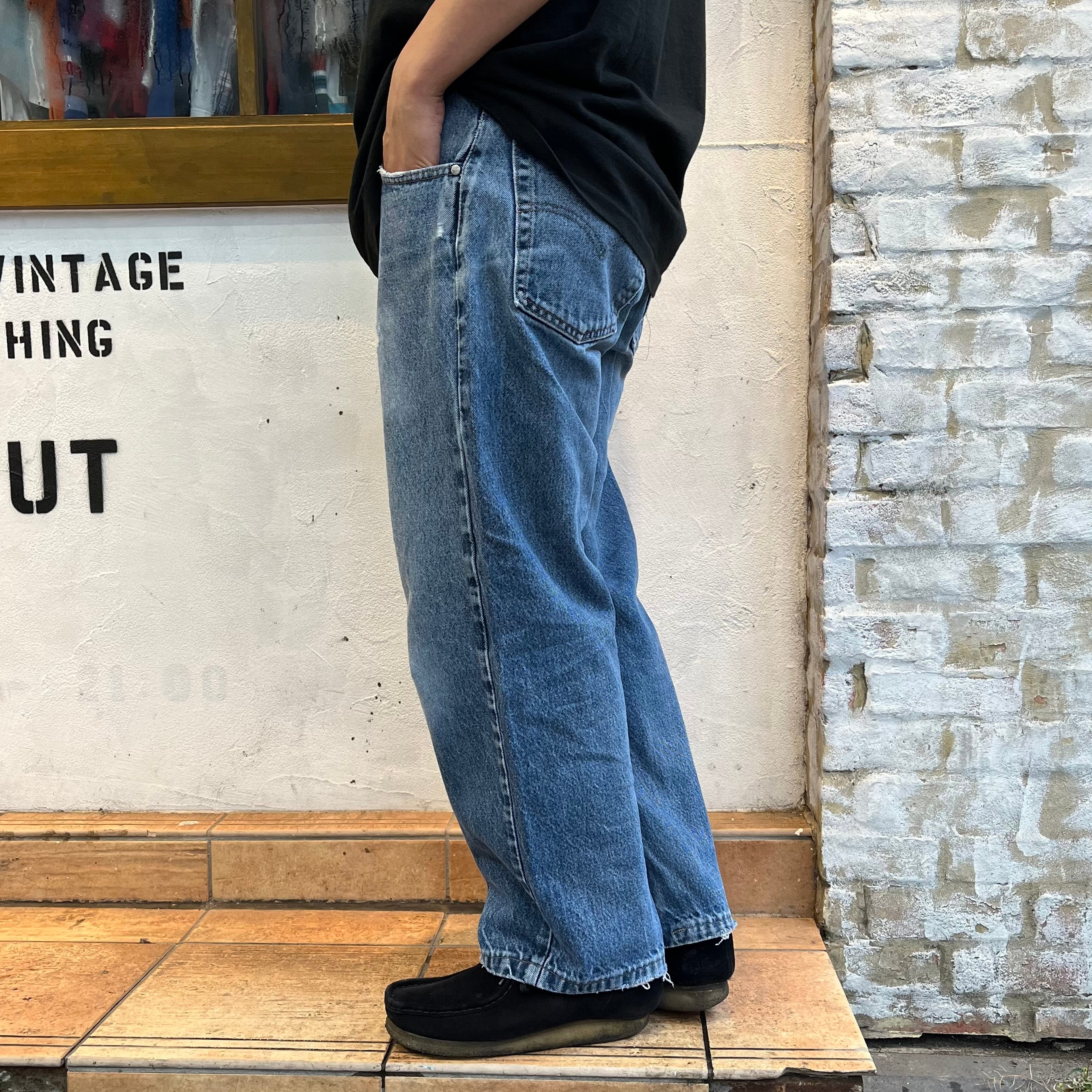 levi's silver tab w36 LOOSE ブラックデニム