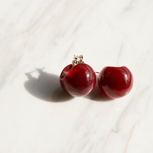 nim-16 Pierced earring / Bordeaux