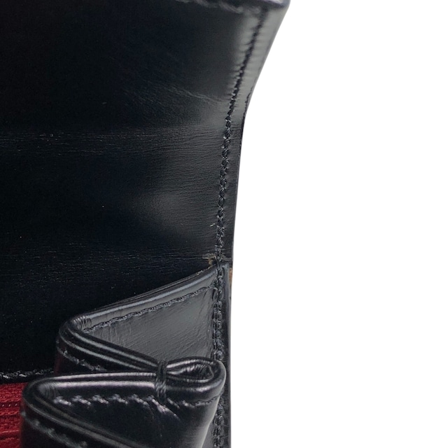 CELINE セリーヌ ショルダーバッグ ブラック ガンチーニ レザー 2way vintage ヴィンテージ オールド fewxy6