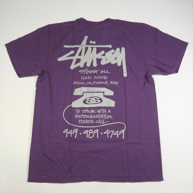 Size【M】 STUSSY ステューシー 23AW OLD PHONE TEE PIGMENT DYED