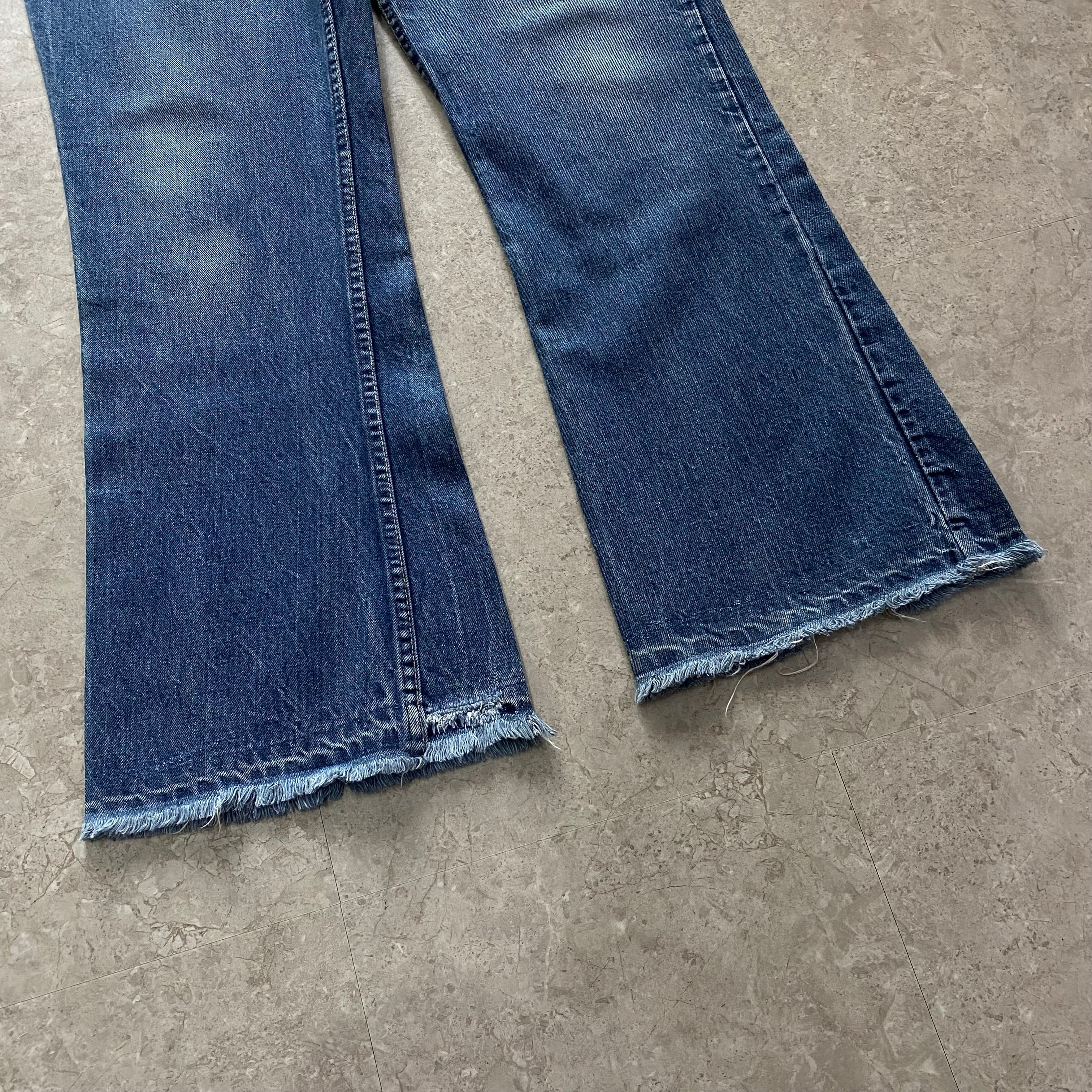 70s Levi's 646 flare denim pants 