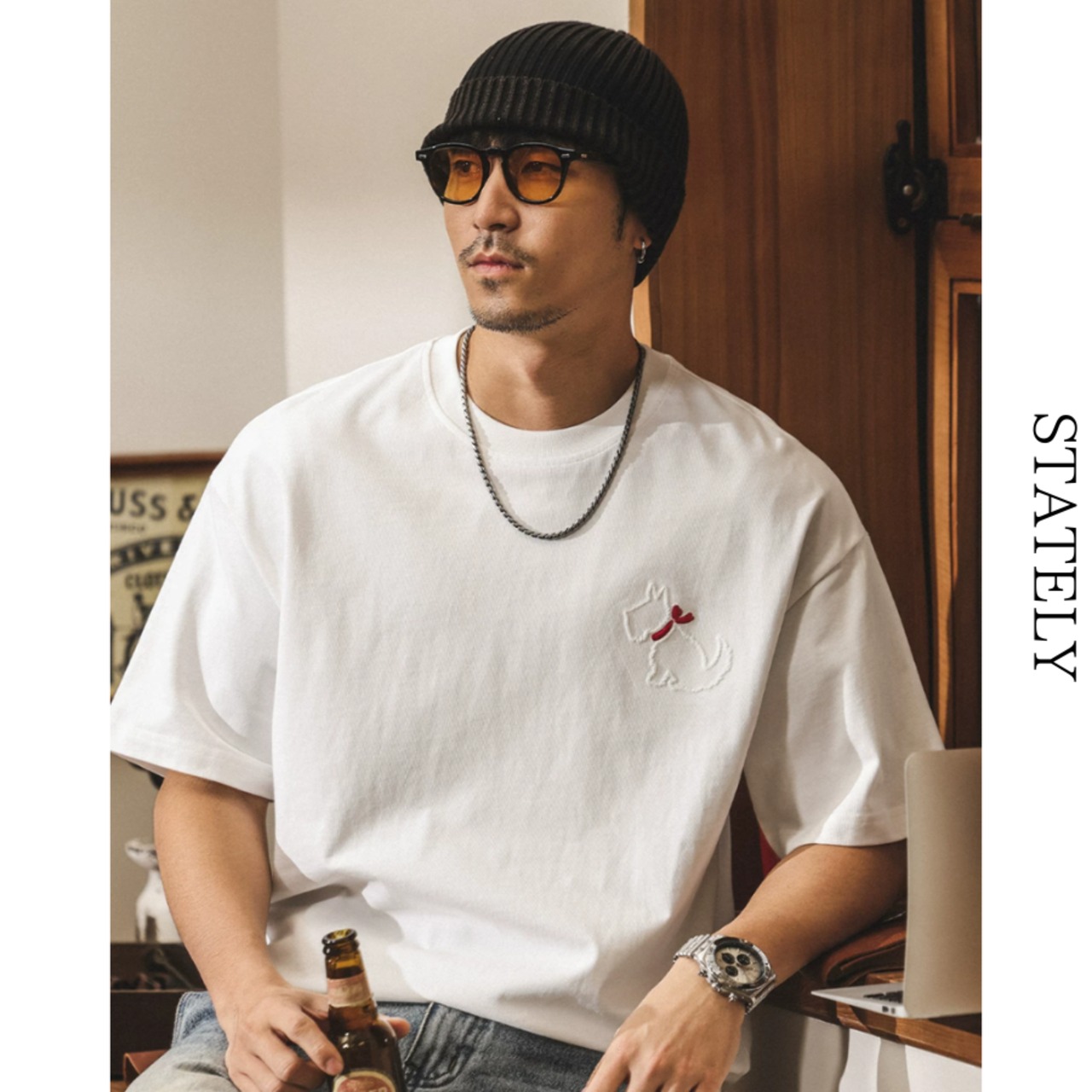 Dog Stitch Tee/2color_T301・画像7