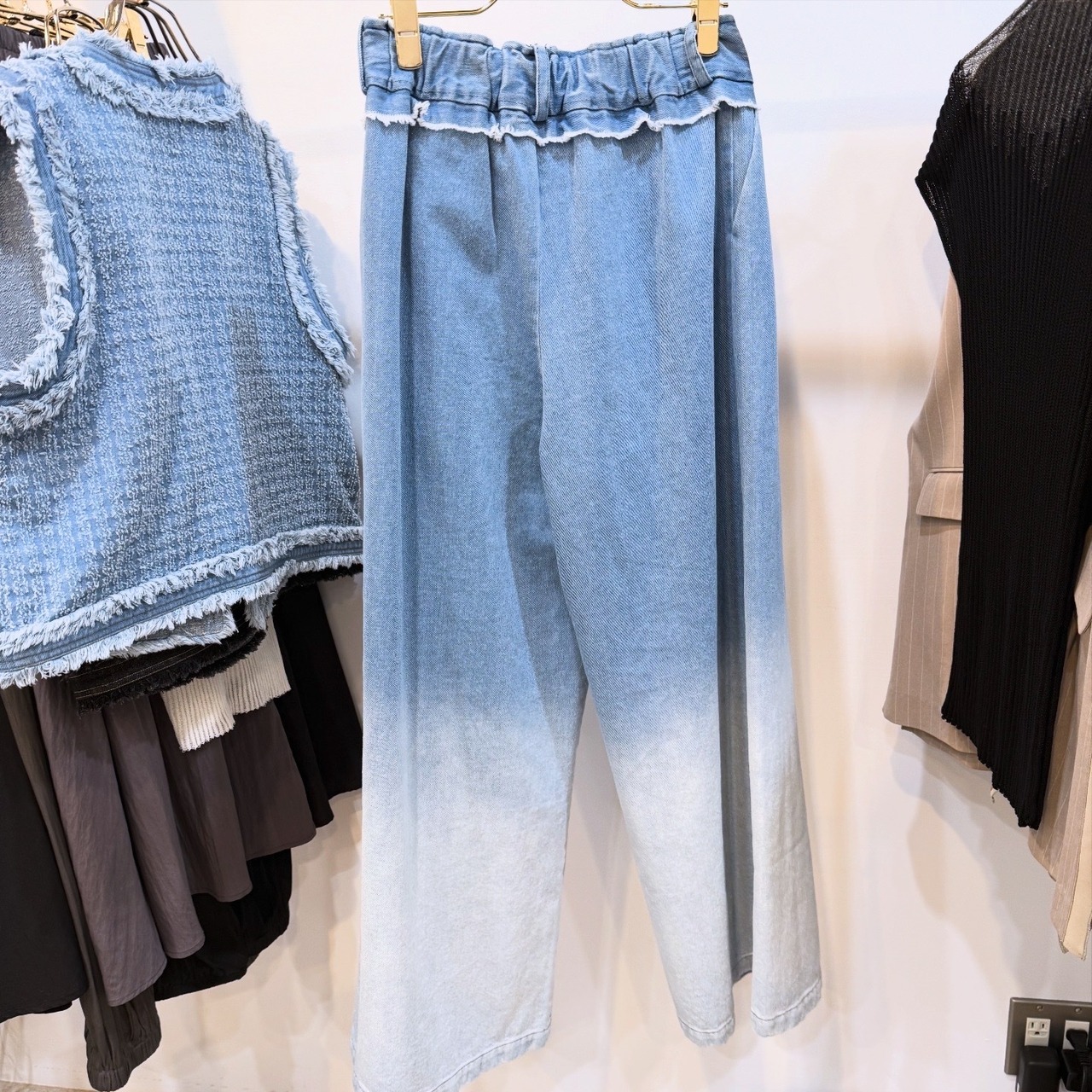 ガレナ GARENA グラデーションデニムパンツ