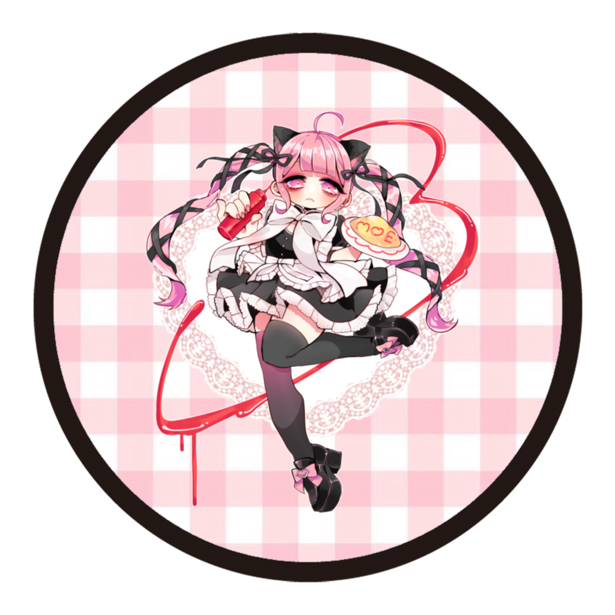 オリジナル缶バッジ | 熊本コンカフェ MOE