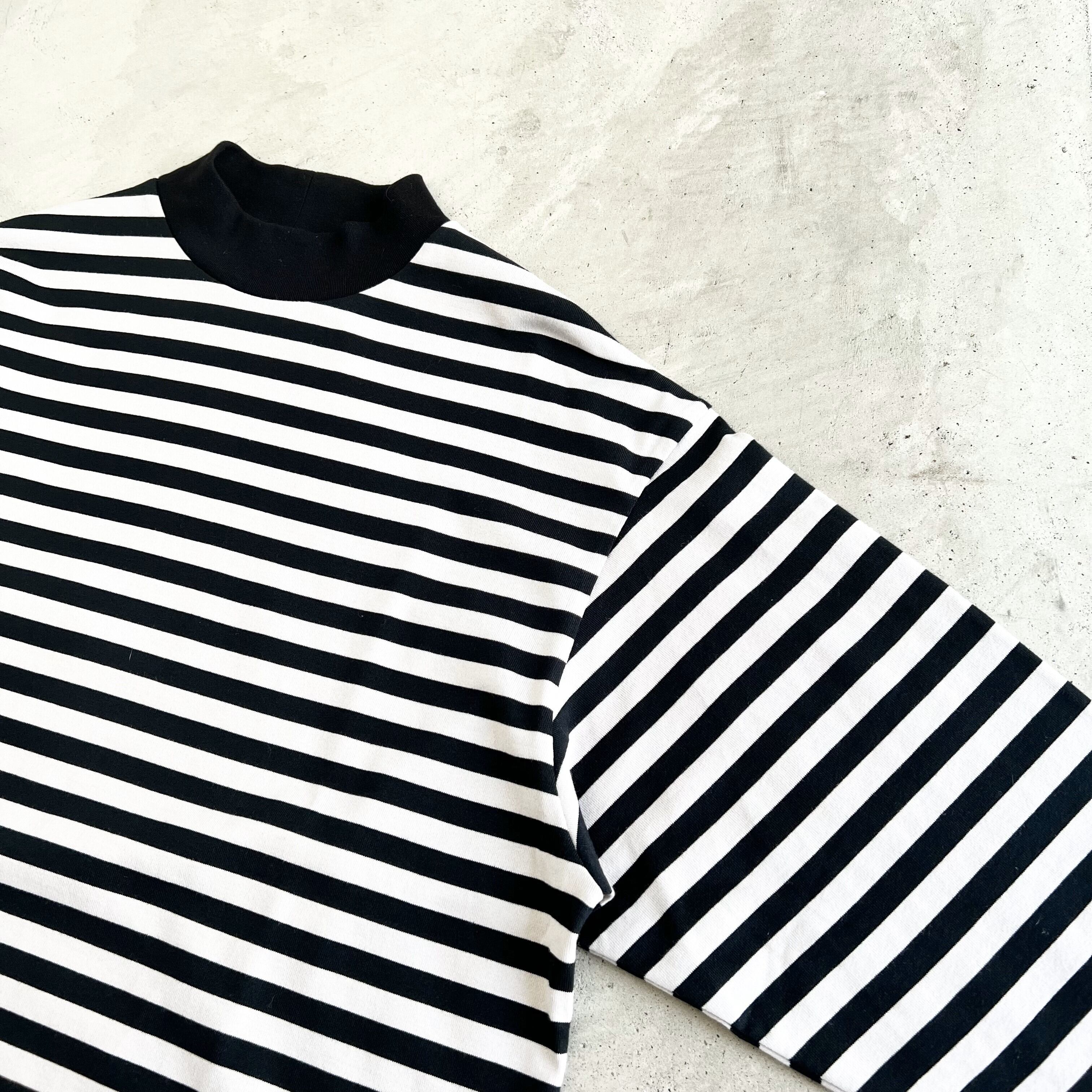 ORDINARY FITS MOCK NECK PULLOVER/BORDER | T-Base-Life
