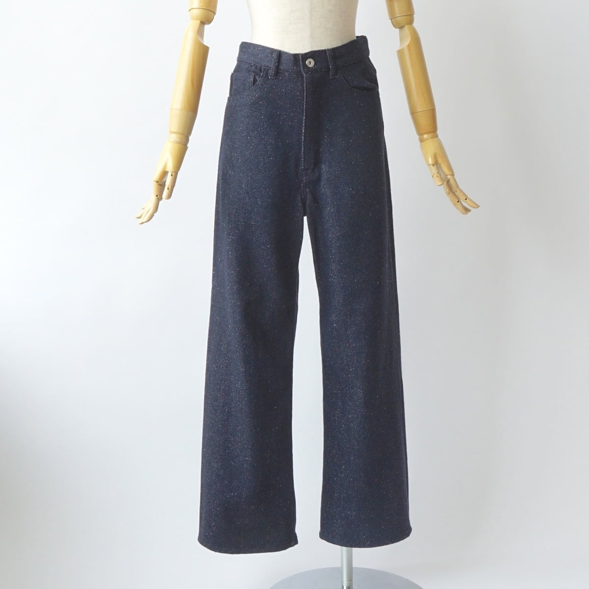 AURALEE/オーラリー・SILK NEP DENIM 5P WIDE PANTS | a flat shop