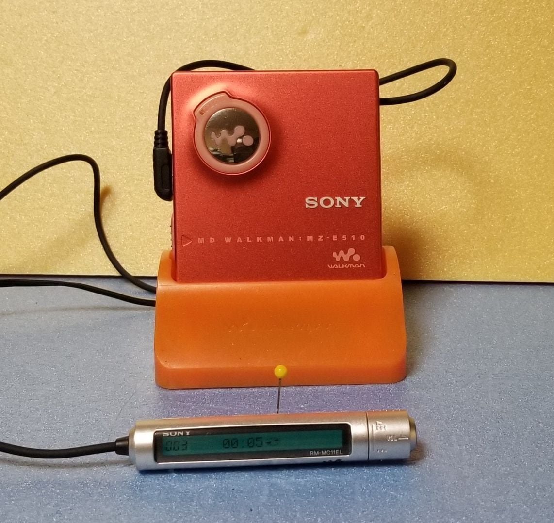 ソニー ポータブルMDプレーヤー MZ-E510 オレンジ 【公式通販】