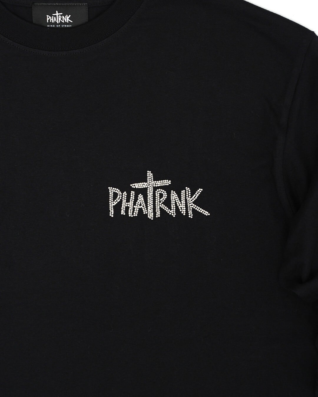 BASIC BACK LOGO RHINESTONE L/S TEE | PHATRNK OFFICIAL ONLINE STORE powered by BASE BASIC BACK LOGO RHINESTONE L/S TEE | PHATRNK OFFICIAL ONLINE STORE powered by BASE