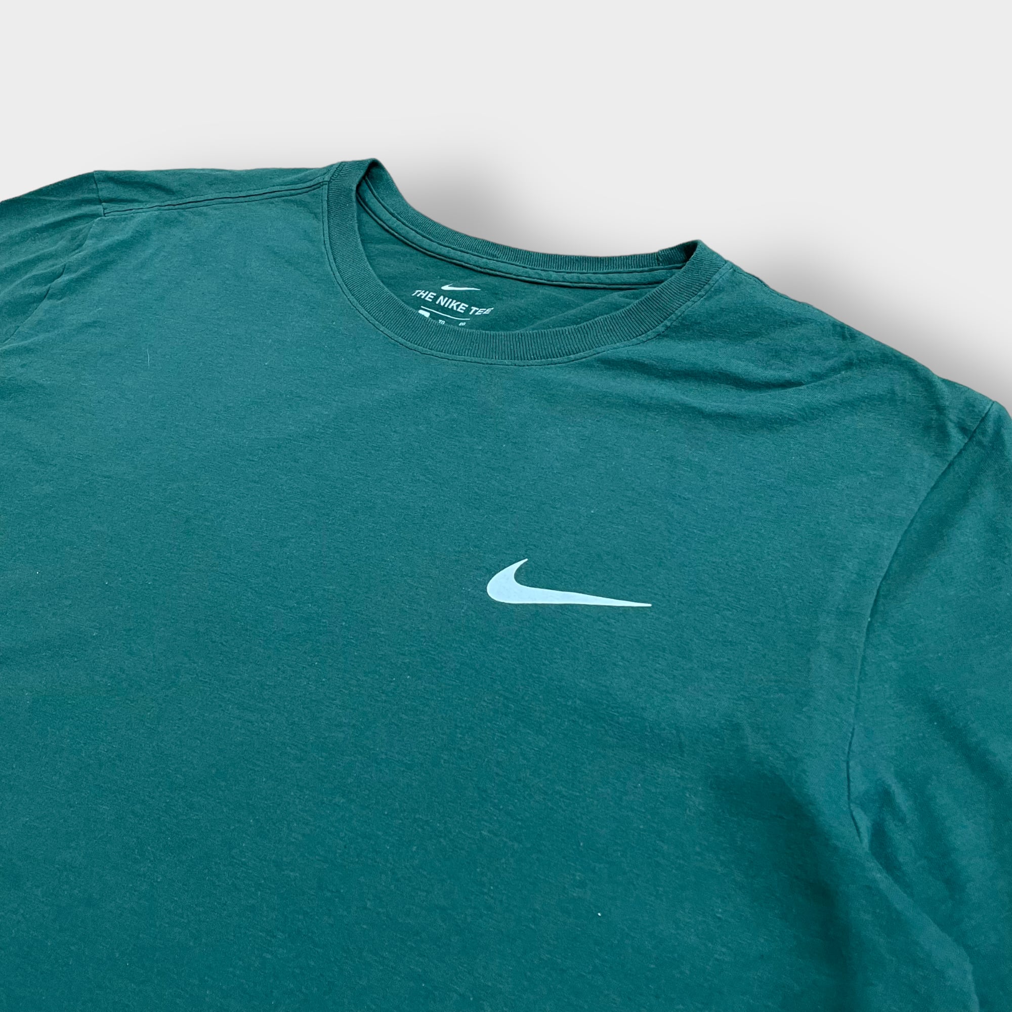 90s Nike ナイキ Tシャツ RUN ロゴ スウッシュ プリント