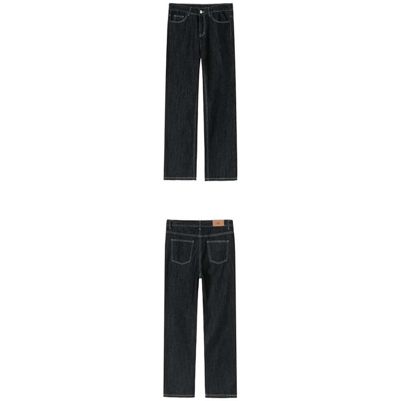 ルーズストレートインディゴデニムパンツ　MT0080050