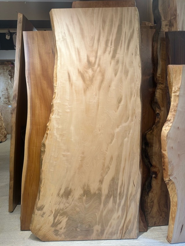 栃（トチ）_2000×730-770-920×52_浅草本店_テーブル天板/一枚板 252603-2